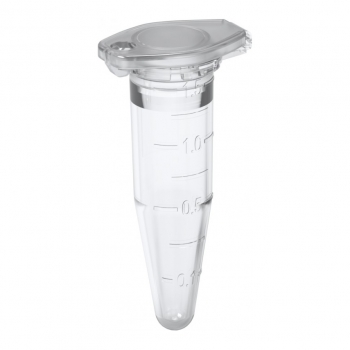 Пробірки мікроцентрифужні Safety-Cap, поліпропілен, 1,5 мл, з кришкою, натуральні, без РНКази/ДНКази